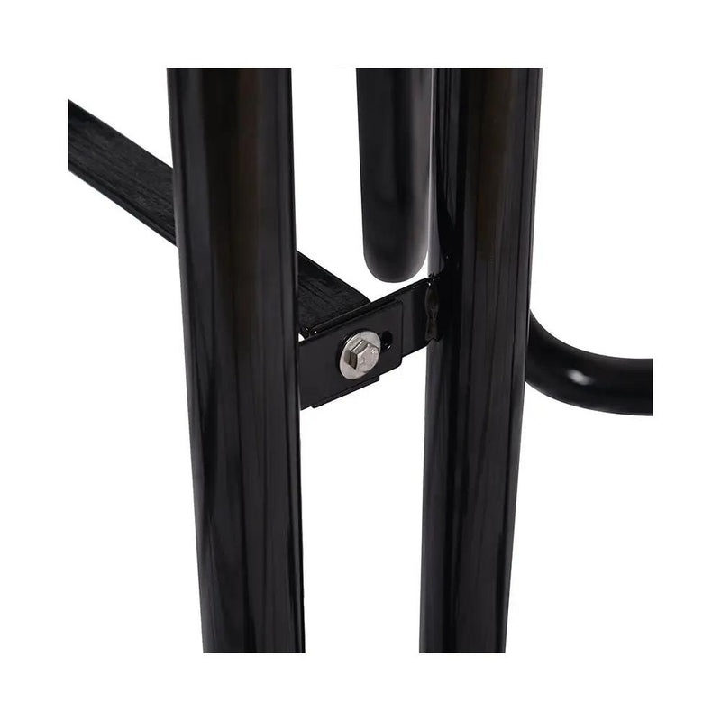 Large 46-Inch Heavy-Duty Round Outdoor Steel Picnic Table With Umbrella Hole (SAK96428) by SAKSBY WHOLESALE