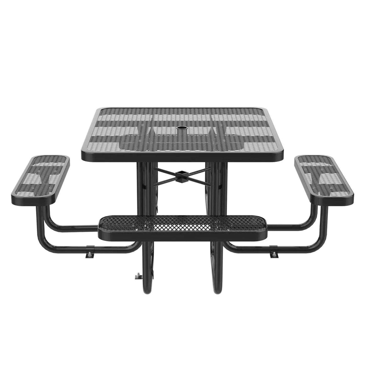 46" Square Picnic Table With Umbrella Hole by Chery Industrial