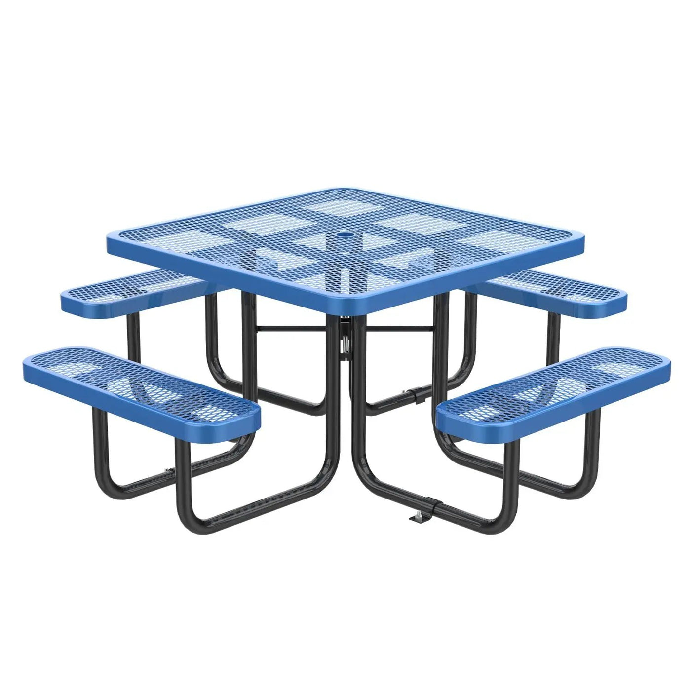 46" Square Picnic Table With Umbrella Hole by Chery Industrial