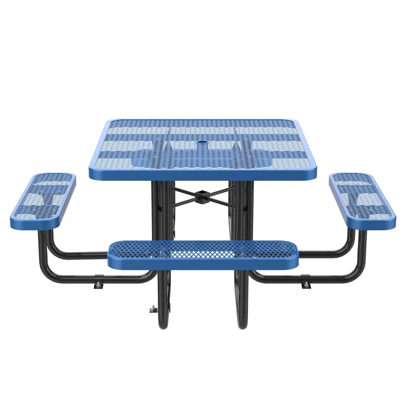 46" Square Picnic Table With Umbrella Hole by Chery Industrial