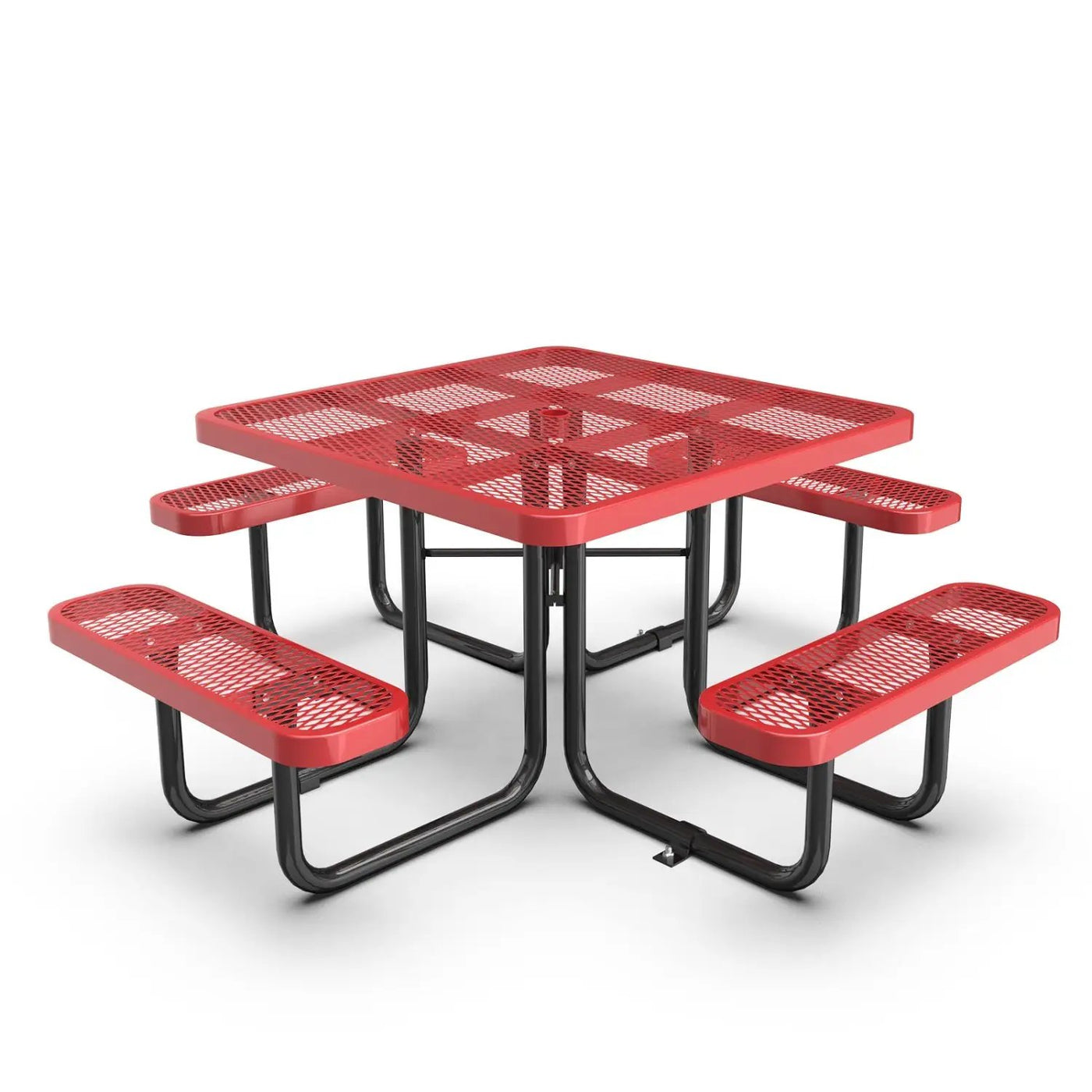 46" Square Picnic Table With Umbrella Hole by Chery Industrial