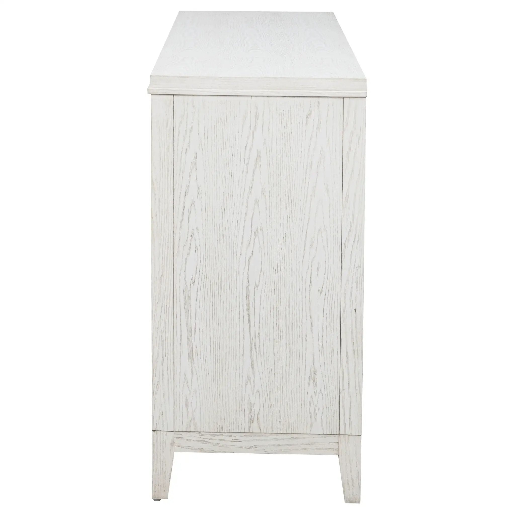 Marielle 6-drawer Bedroom Dresser Distressed White by Unique Piece Furniture