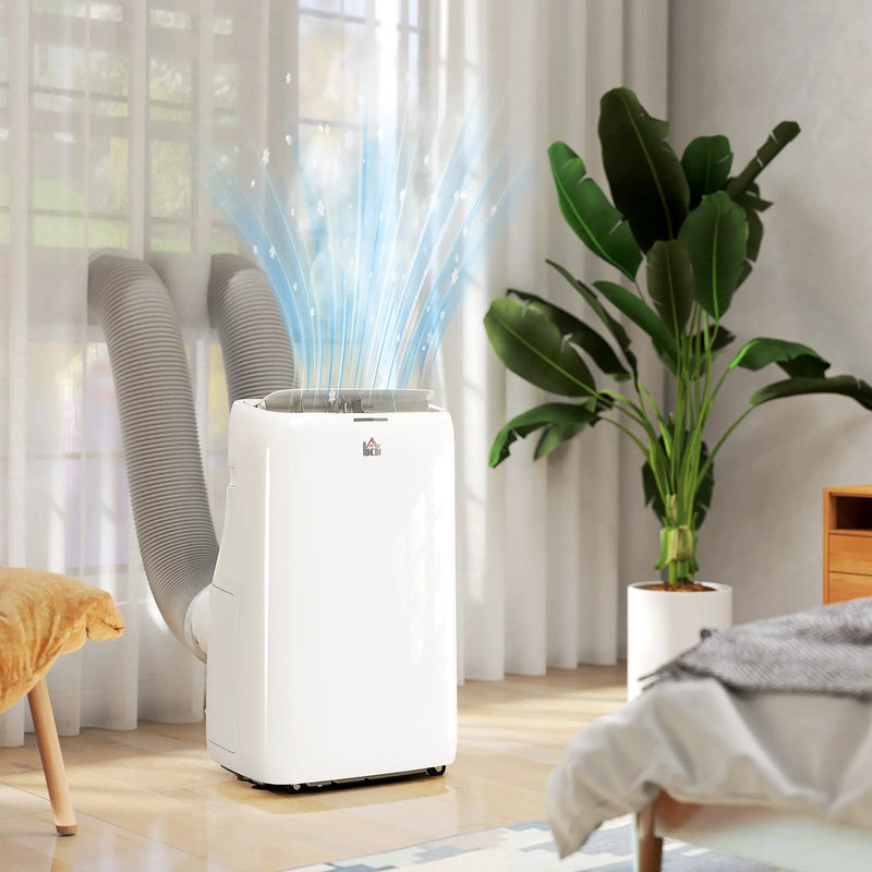 HOMCOM Inverter Air Conditioner, 14000 BTU Dual Hose Portable AC Unit by HouseOfZazla