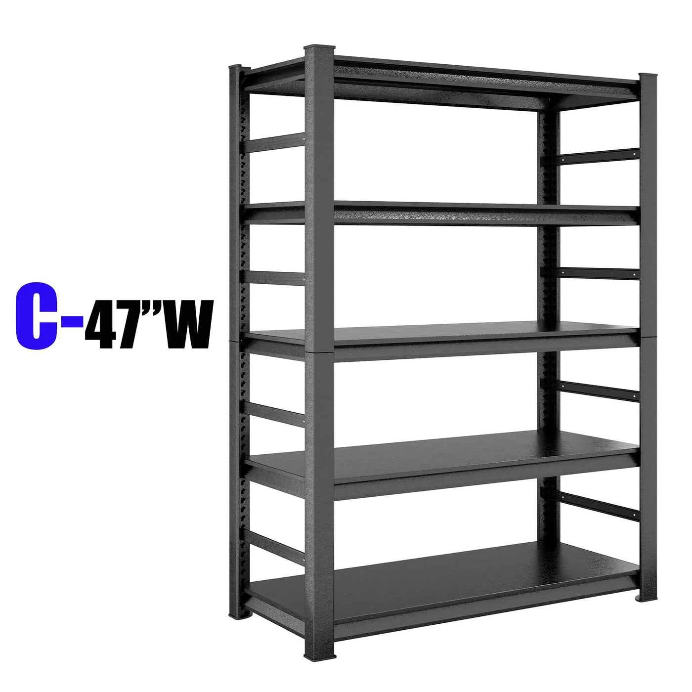 5 Tier Heavy Duty Shelving Unit Adjustable Shelving Units by HouseOfZazla