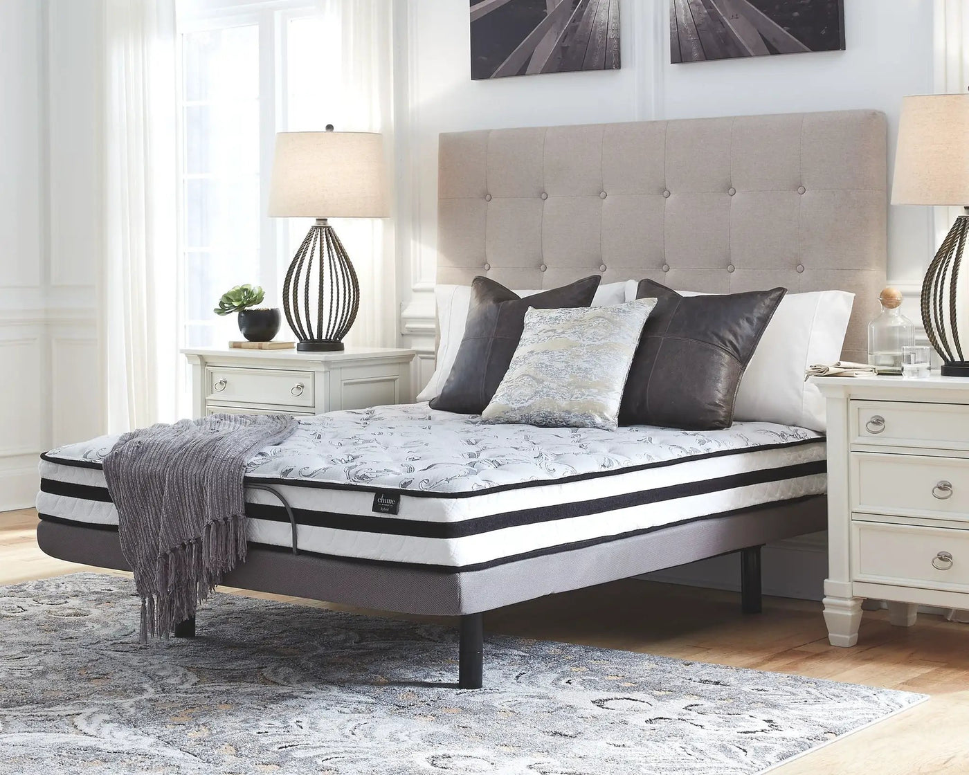 8 Inch Chime Innerspring - Firm Mattress by Unique Piece Furniture