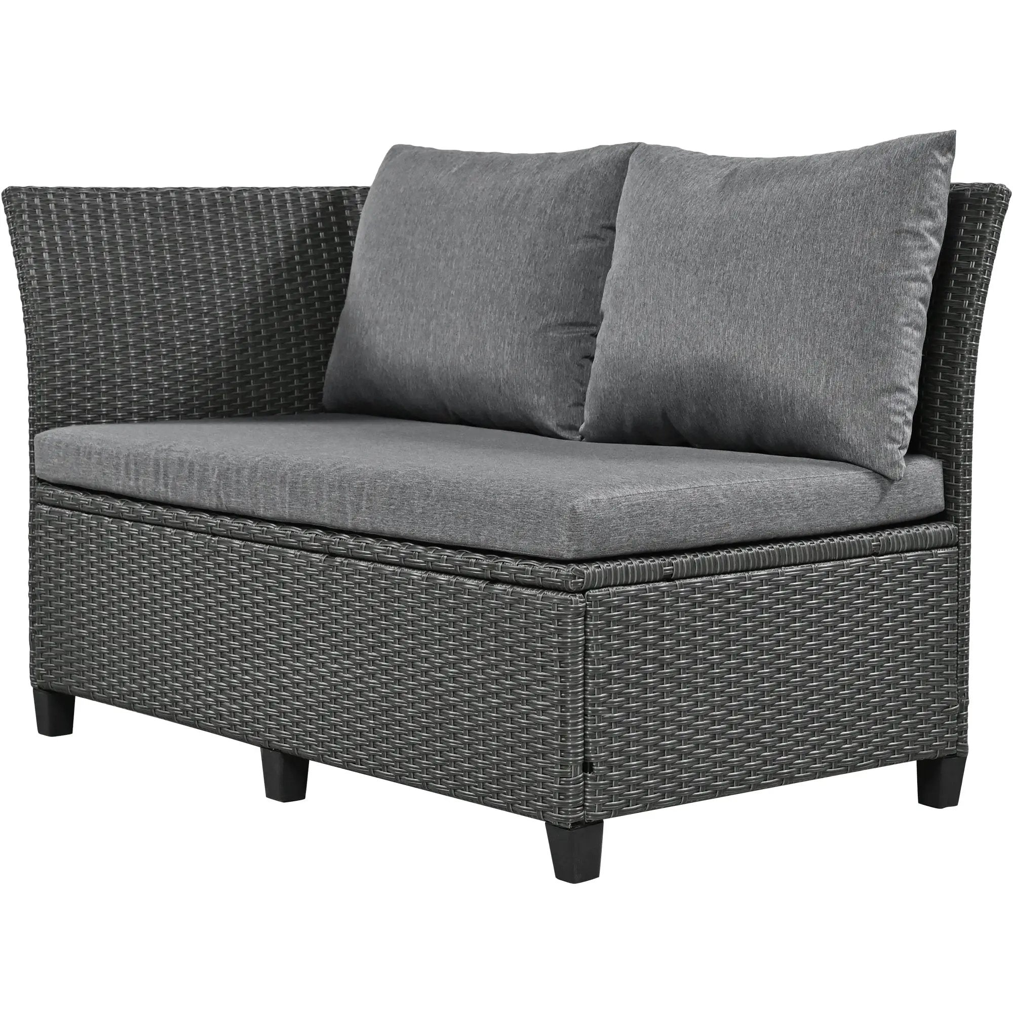 Tomax 5-Piece Outdoor Patio Rattan Sofa Set by HouseOfZazla