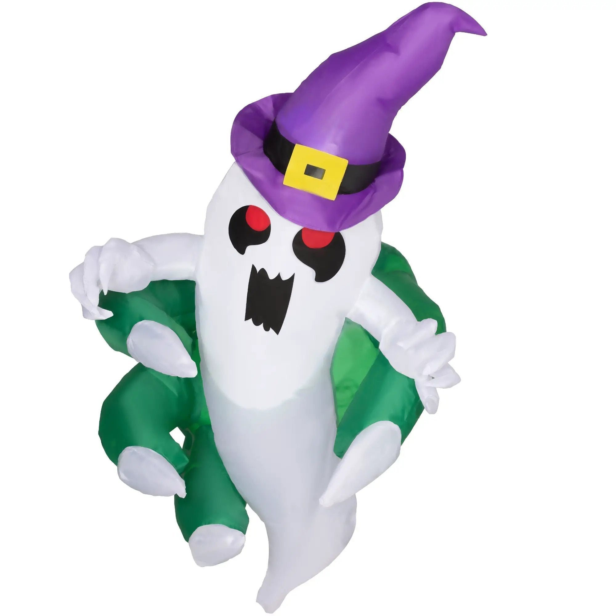 4ft Animated Window-Cling Inflatable Ghost with LED Illumination by HouseOfZazla