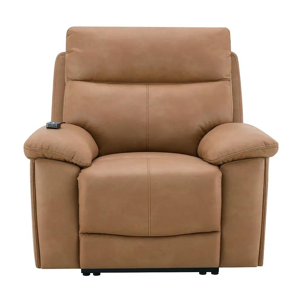 Chavis - Power Motion Recliner With USB & Power Headrest - Brown by Unique Piece Furniture