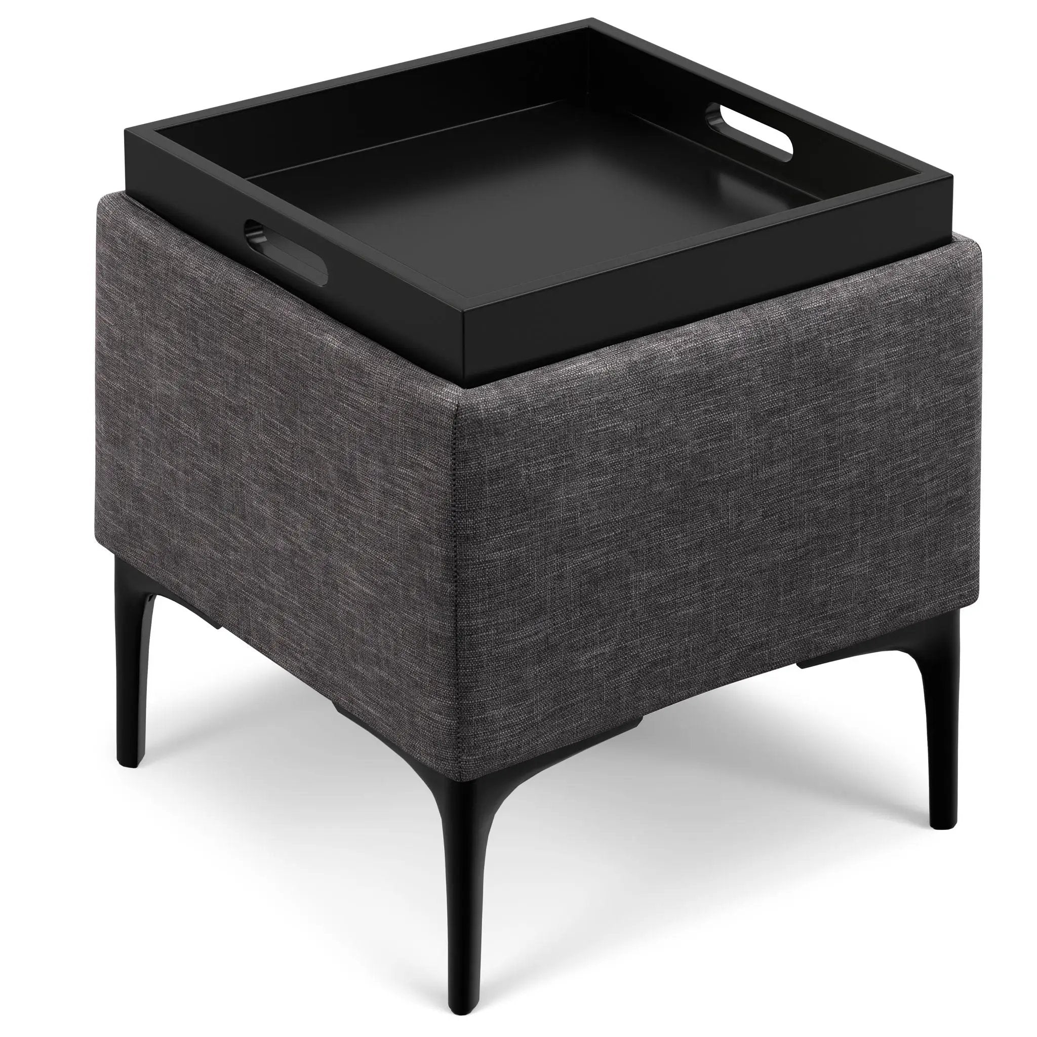 Natasha - Multifunctional Storage Ottoman With Tray by Unique Piece Furniture