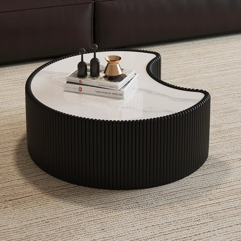 Light Sintered Stone Top Coffee Table by HouseOfZazla