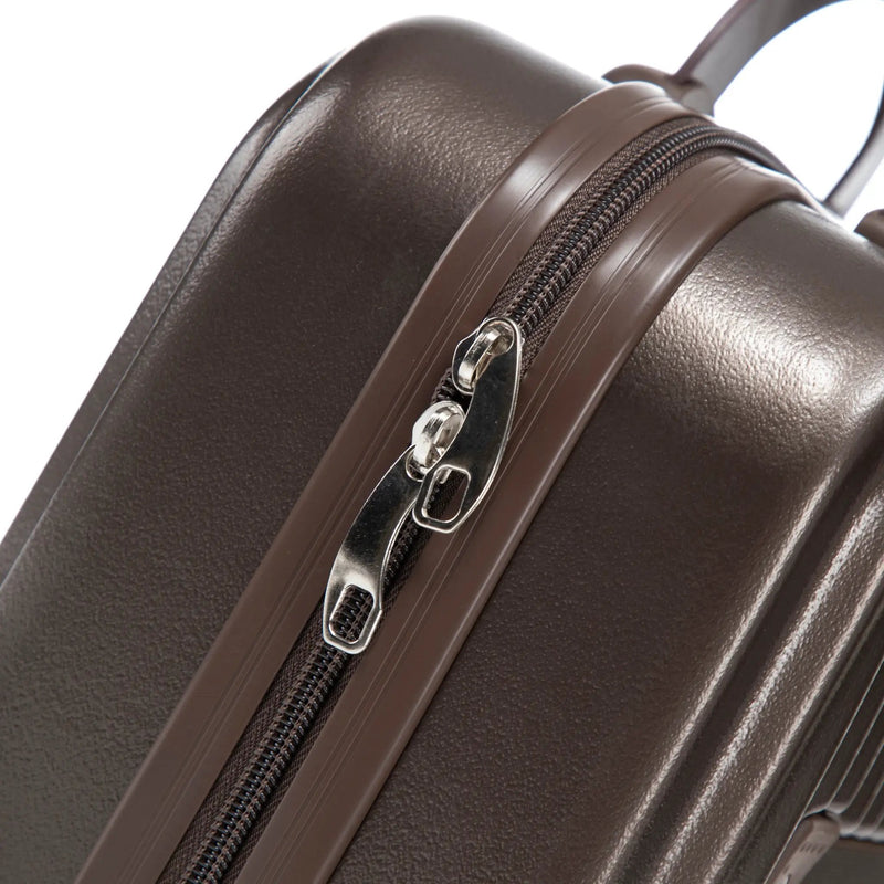 14' & 20' ABS Spinner Wheel Luggage Set with Cosmetic Case by HouseOfZazla