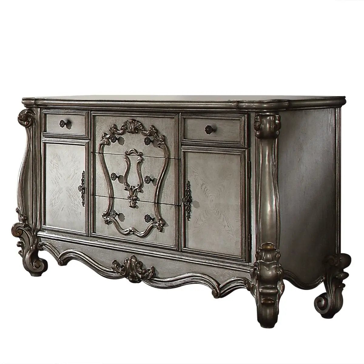 Versailles - Dresser - Antique Platinum Finish by Unique Piece Furniture