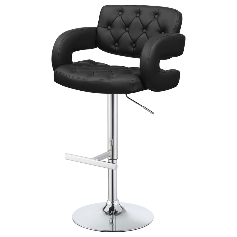 Adjustable Bar Stool With Upholstery by HouseOfZazla