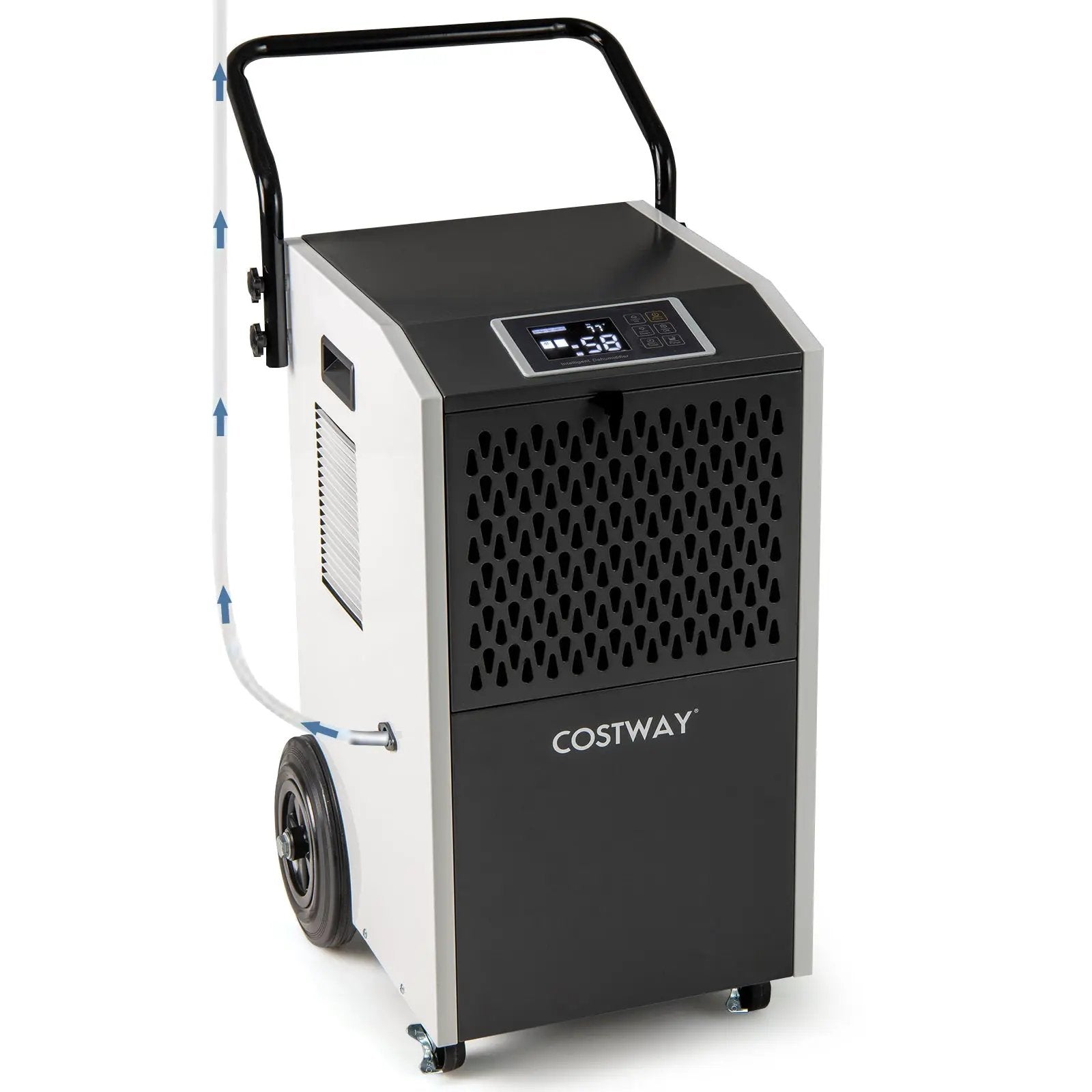 154 Pints Commercial Dehumidifier with Pump and Drain Hoses by DirectDeals