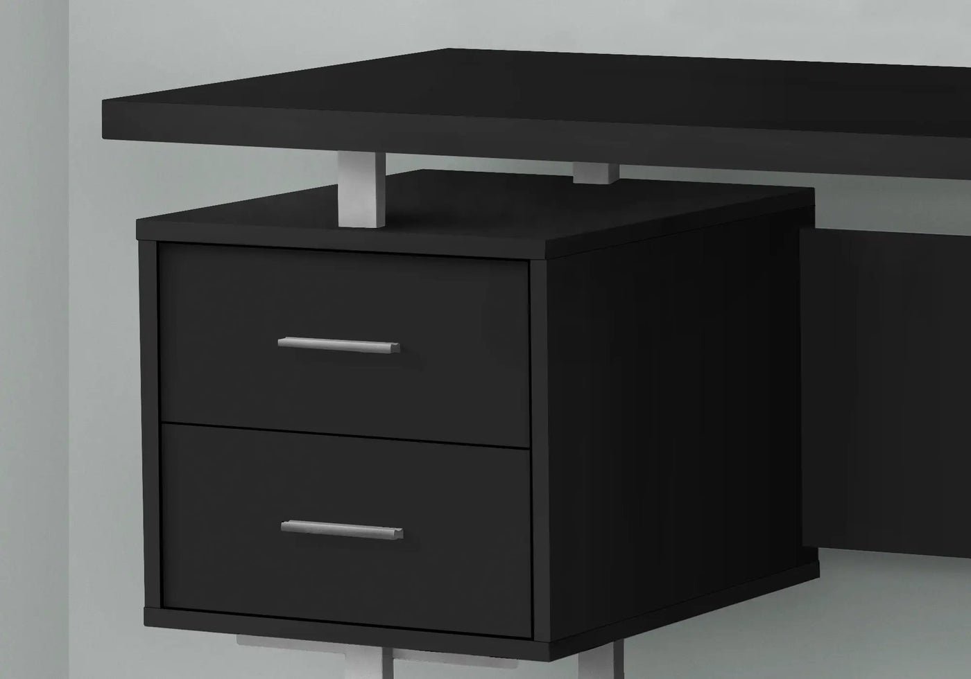 Computer Desk For Home Office, Laptop, Left, Right Set - Up, Storage Drawers, Contemporary & Modern by Unique Piece Furniture