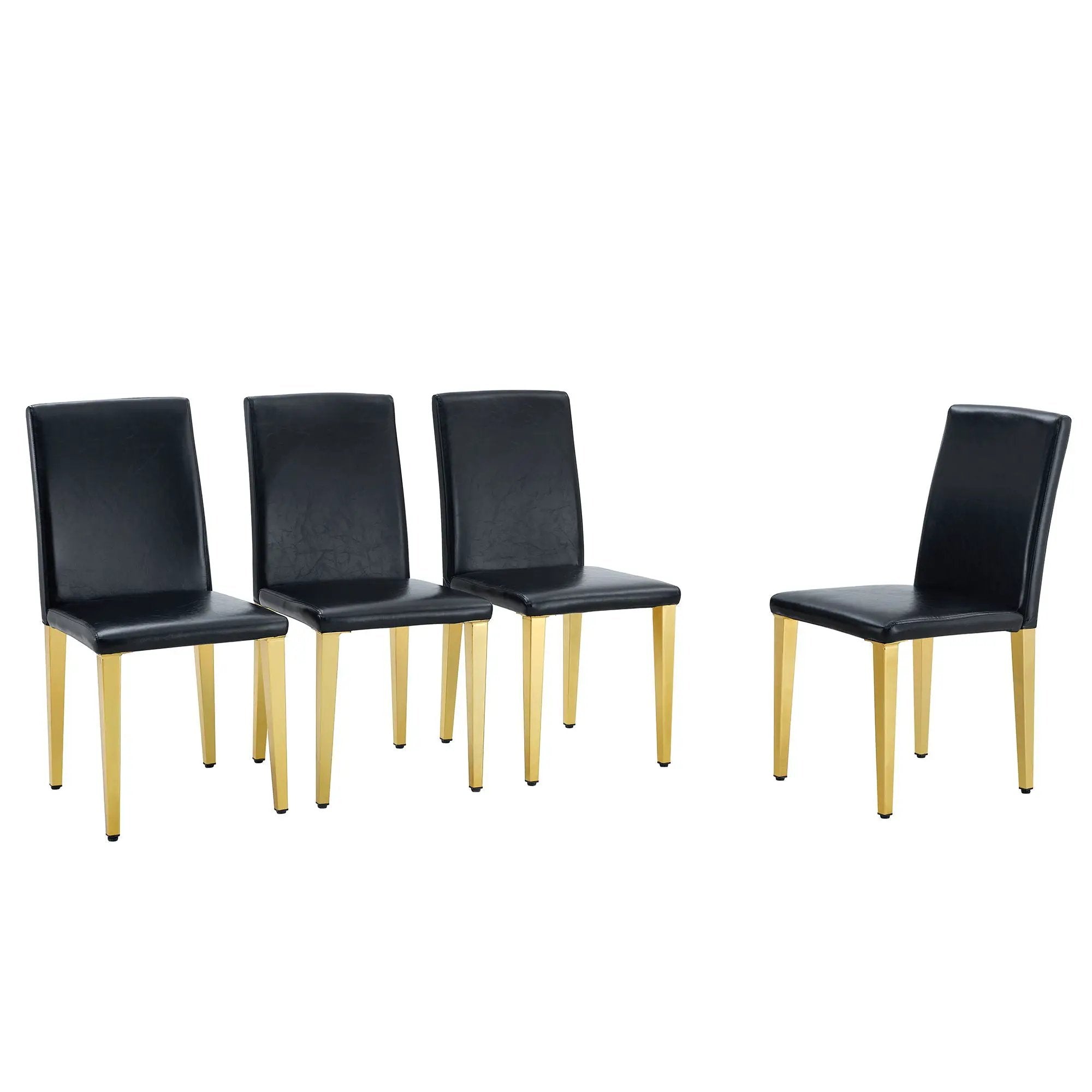 Elegant Upholstered Chairs With Metal Legs by Unique Piece Furniture