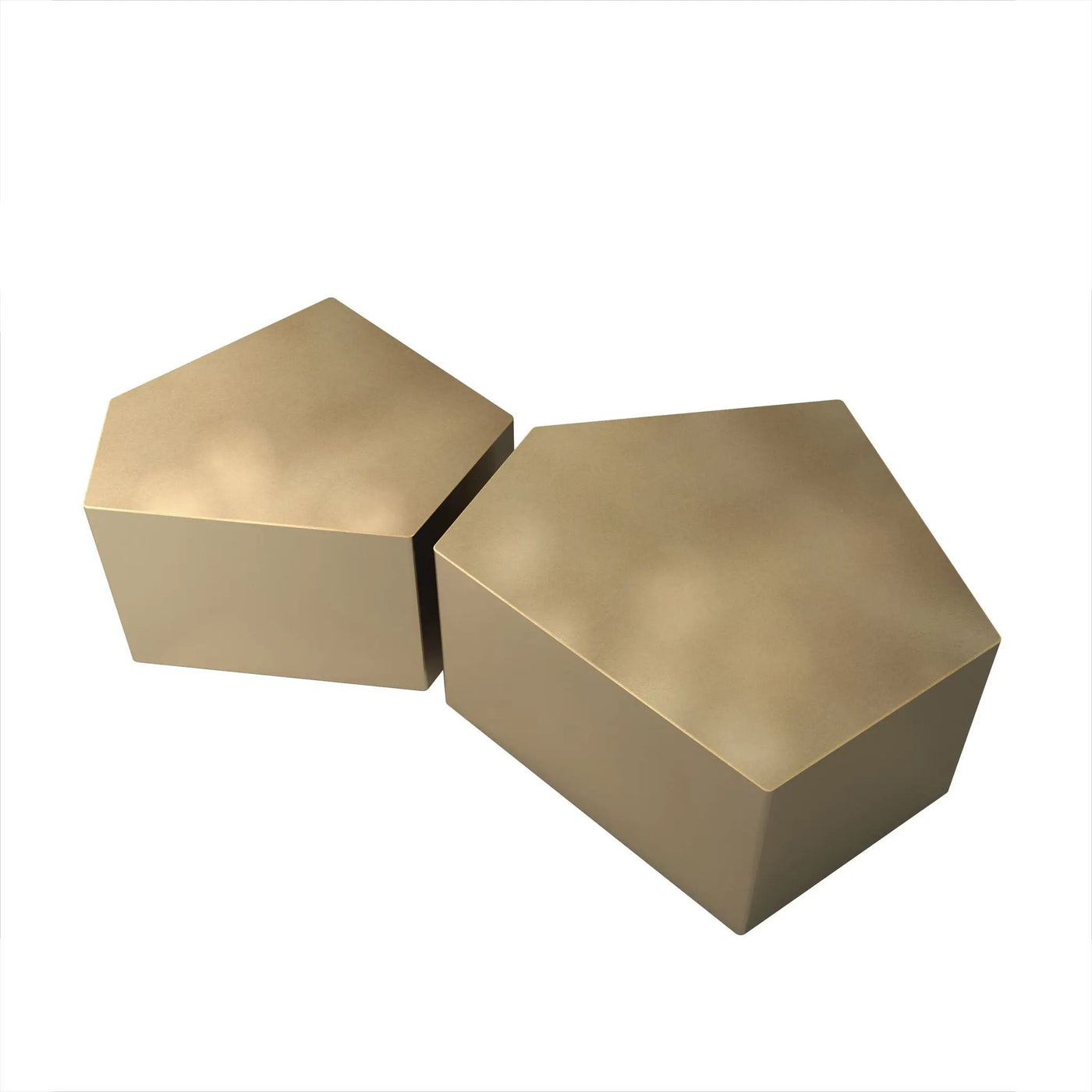 Irregular Pentagon Nesting Coffee Table Set by HouseOfZazla