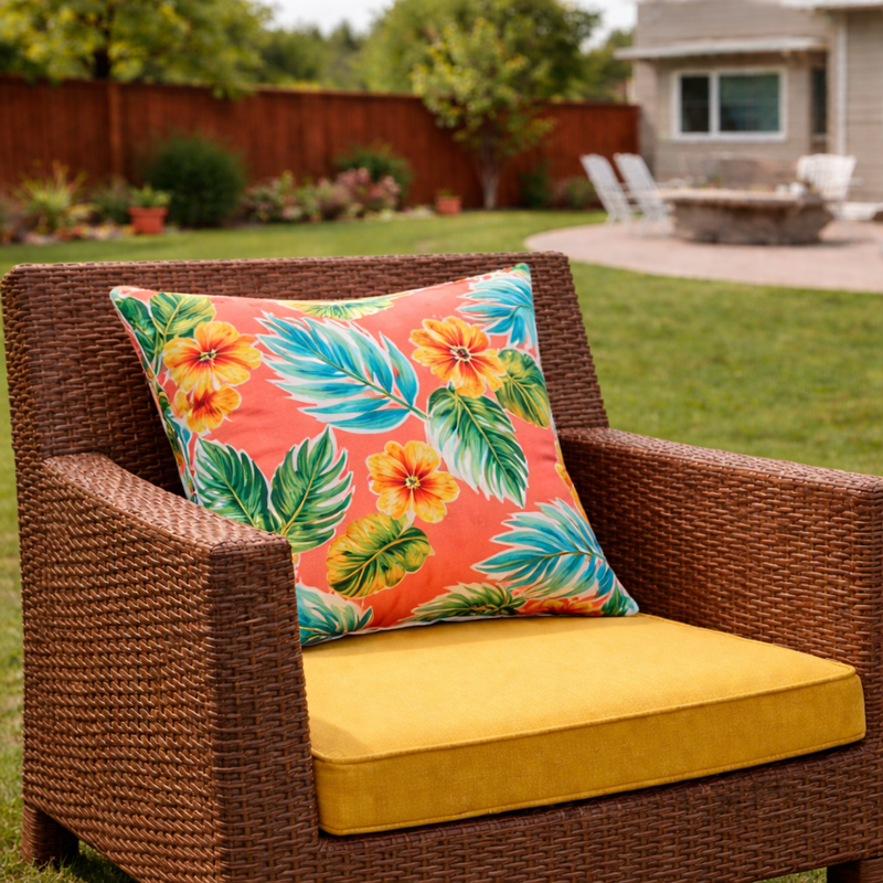 2 Pack Outdoor Pillow Covers - 18x18 Inch by HouseOfZazla