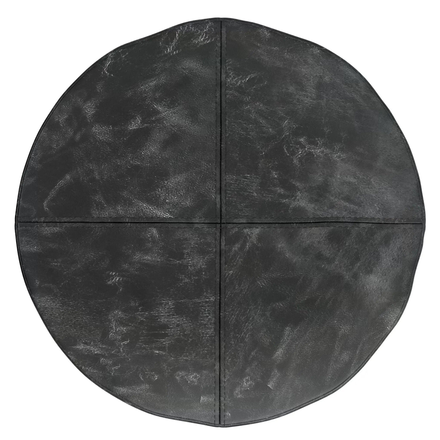 Connor - Handcrafted Round Pouf by HouseOfZazla