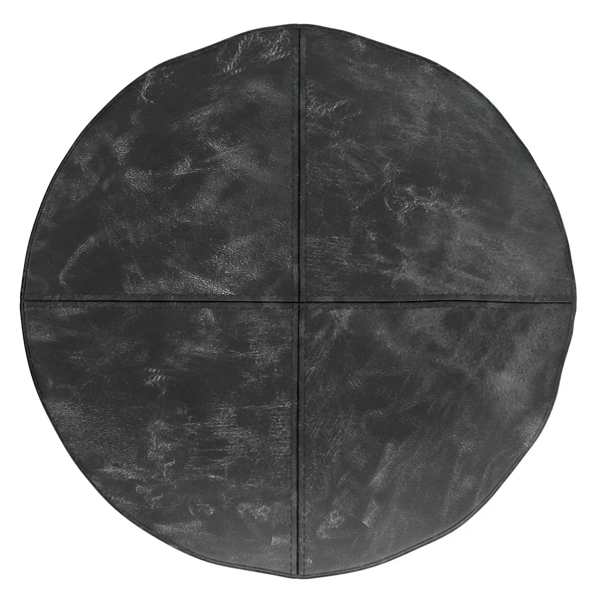 Connor - Handcrafted Round Pouf by Unique Piece Furniture