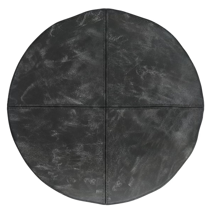 Connor - Handcrafted Round Pouf by HouseOfZazla