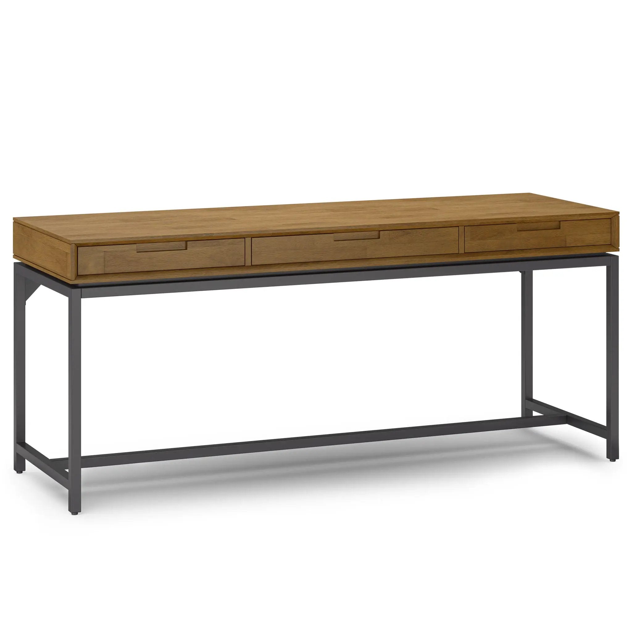 Banting - Mid Century Wide Desk, Handcrafted by Unique Piece Furniture
