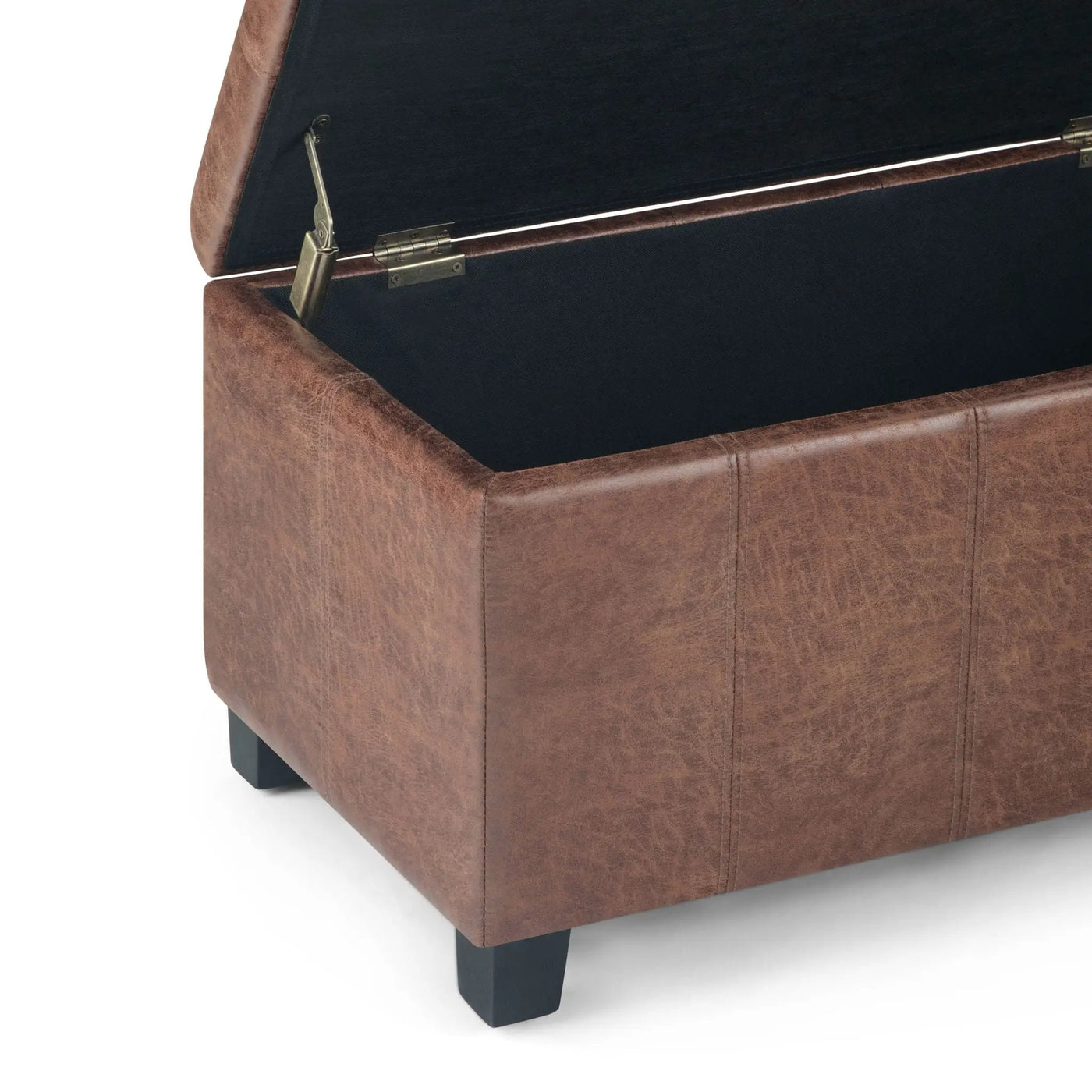 Dover - Upholstered Storage Ottoman Bench by HouseOfZazla