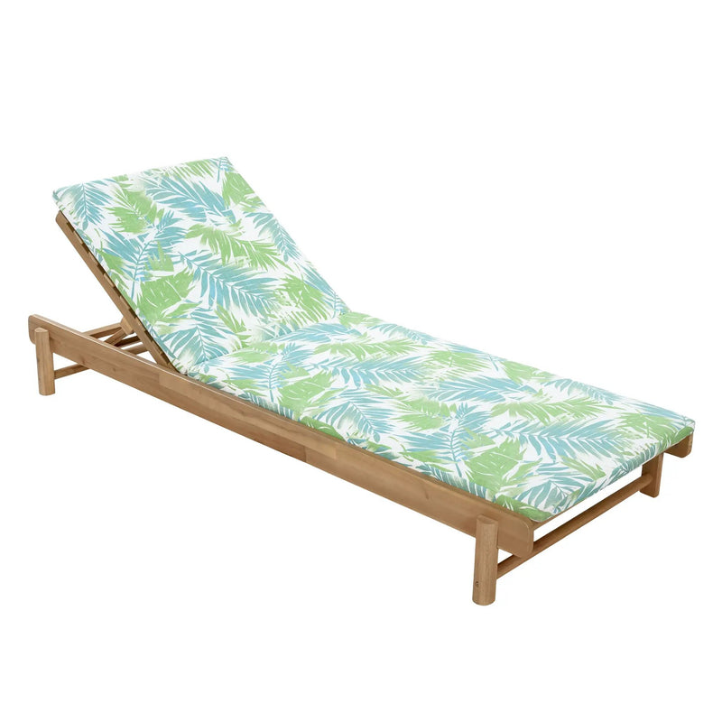 Light Teak Acacia Wood Chaise Lounge Set by HouseOfZazla