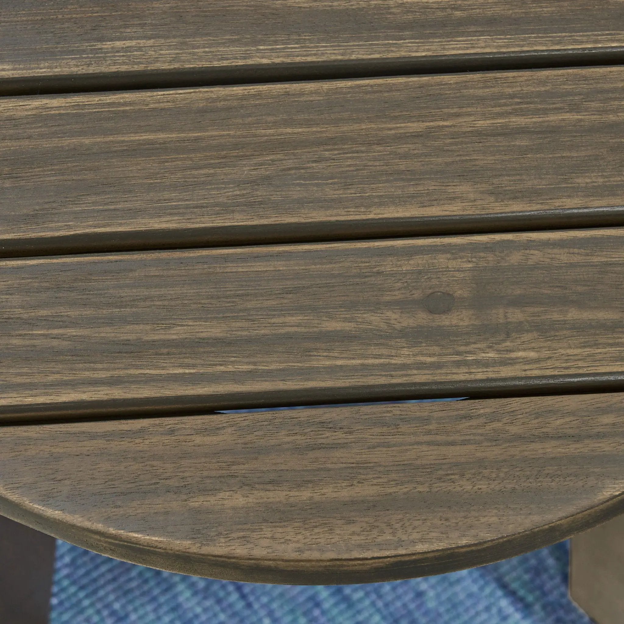 Outdoor Acacia Wood Side Table With Weather Resistance by HouseOfZazla