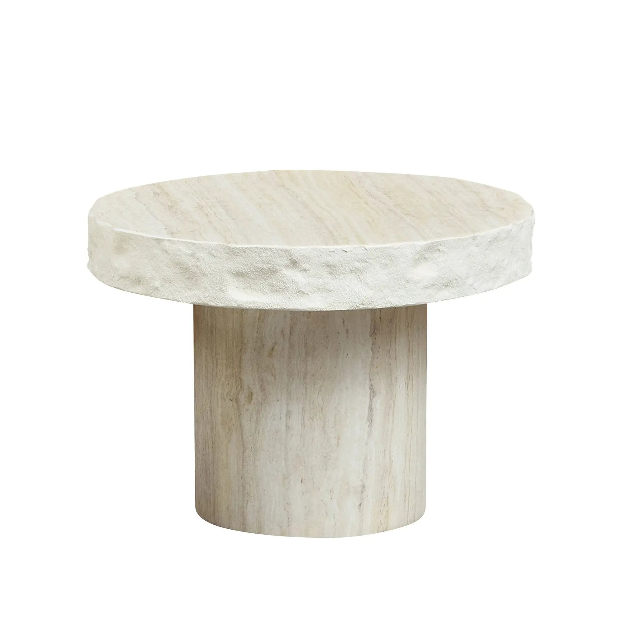 23.82 Inch Faux Mars Textural Patterns Coffee Table by HouseOfZazla