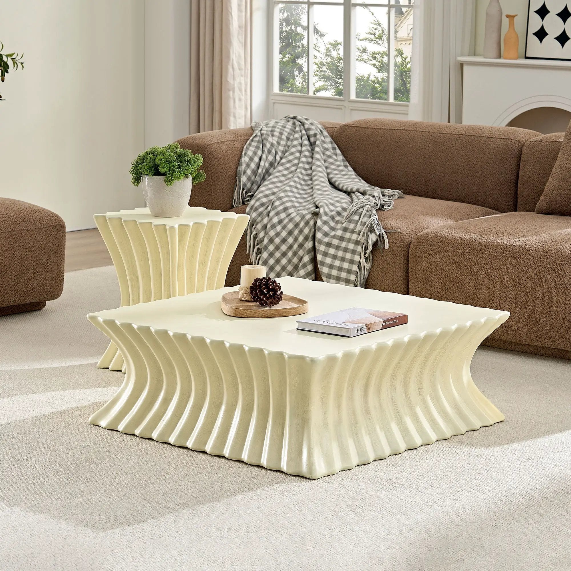 35.43 Inch Square Coffee Table by HouseOfZazla