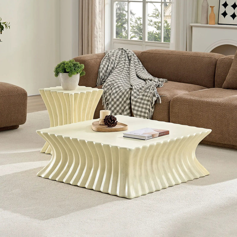 35.43 Inch Square Coffee Table by HouseOfZazla