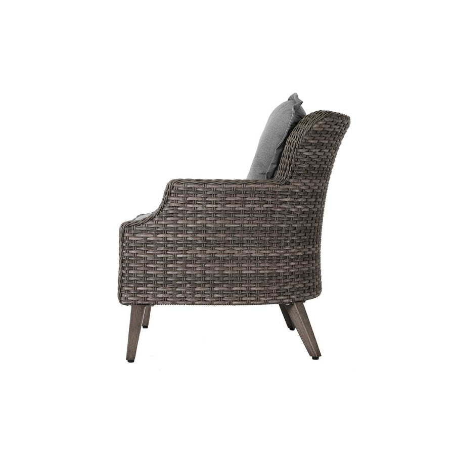 Tenaya 3-Piece Wicker Sofa Set with Stationary Chairs by Outdoor-USA®