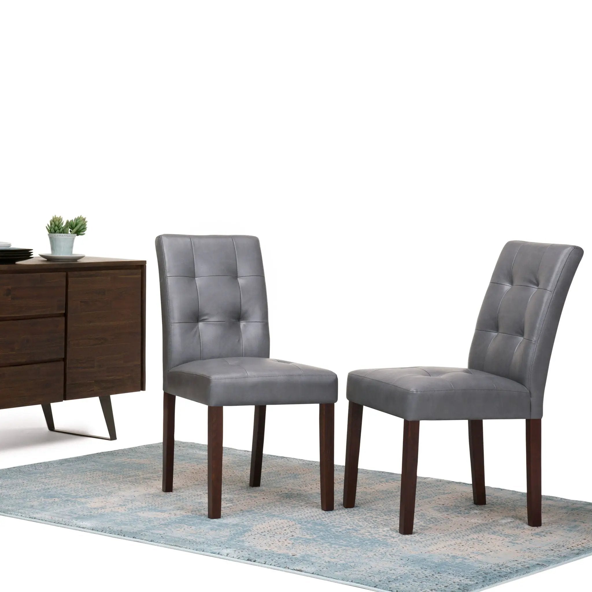 Andover - Parson Dining Chair, Upholstered (Set of 2) by HouseOfZazla