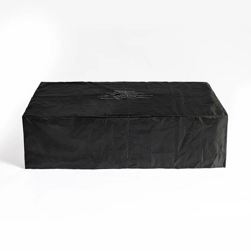 Volon - Rectangular Fire Pit Table, Propane Powered, 50,000 BTU - Light Gray by HouseOfZazla