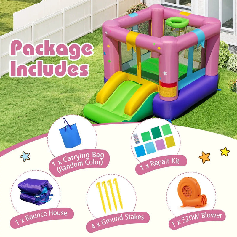 Bouncy Castle with Jumping Area and 520W Blower by DirectDeals