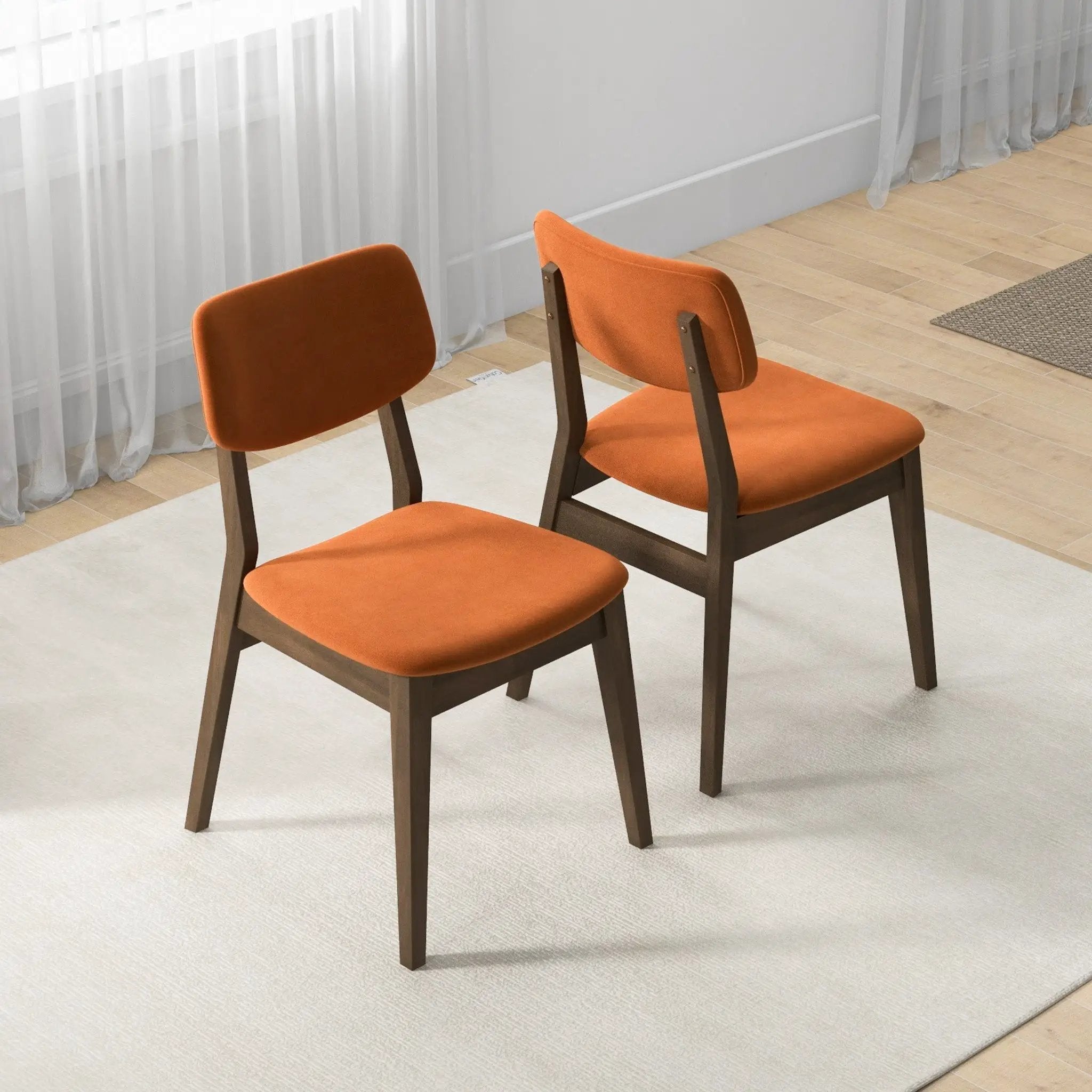 Carlos - Solid Back Side Chair (Set of 2) by Unique Piece Furniture
