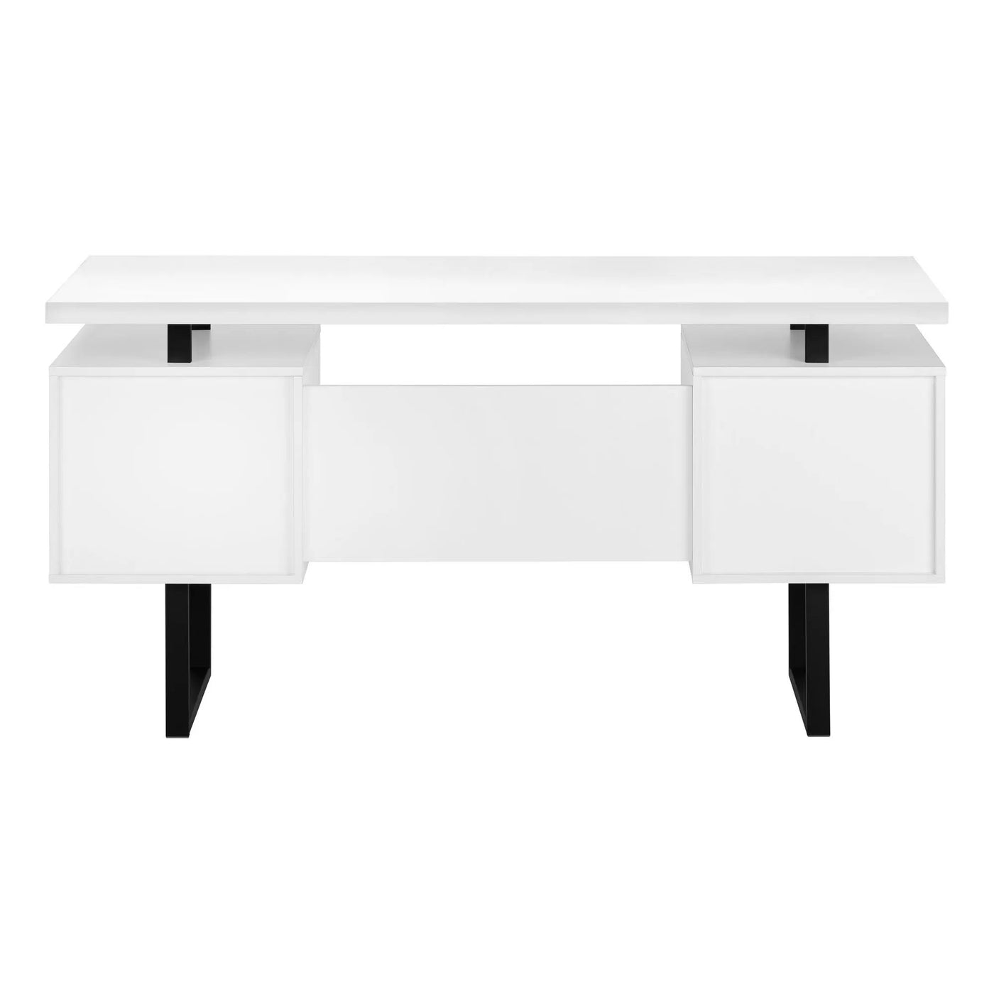 Computer Desk For Home Office, Laptop, Left, Right Set - Up, Storage Drawers, Contemporary & Modern by Unique Piece Furniture