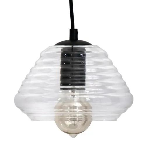 Torus - Triangle Industrial Pendant - Clear by HouseOfZazla