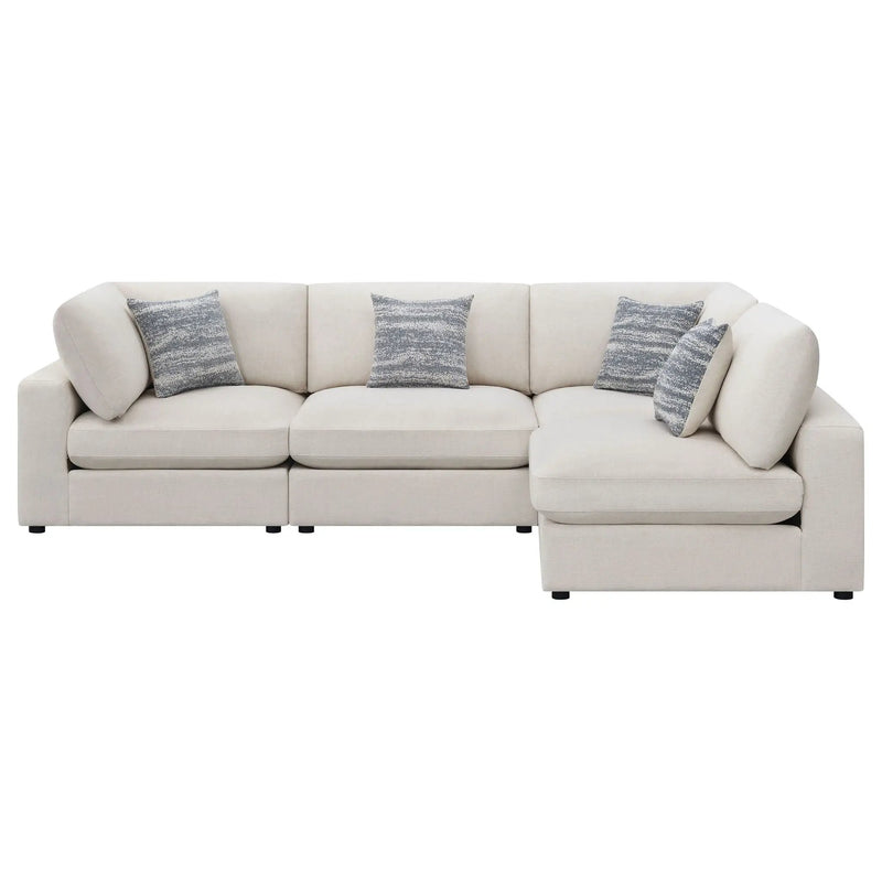 Rhette - Upholstered Sectional With Reversible Cushions by HouseOfZazla