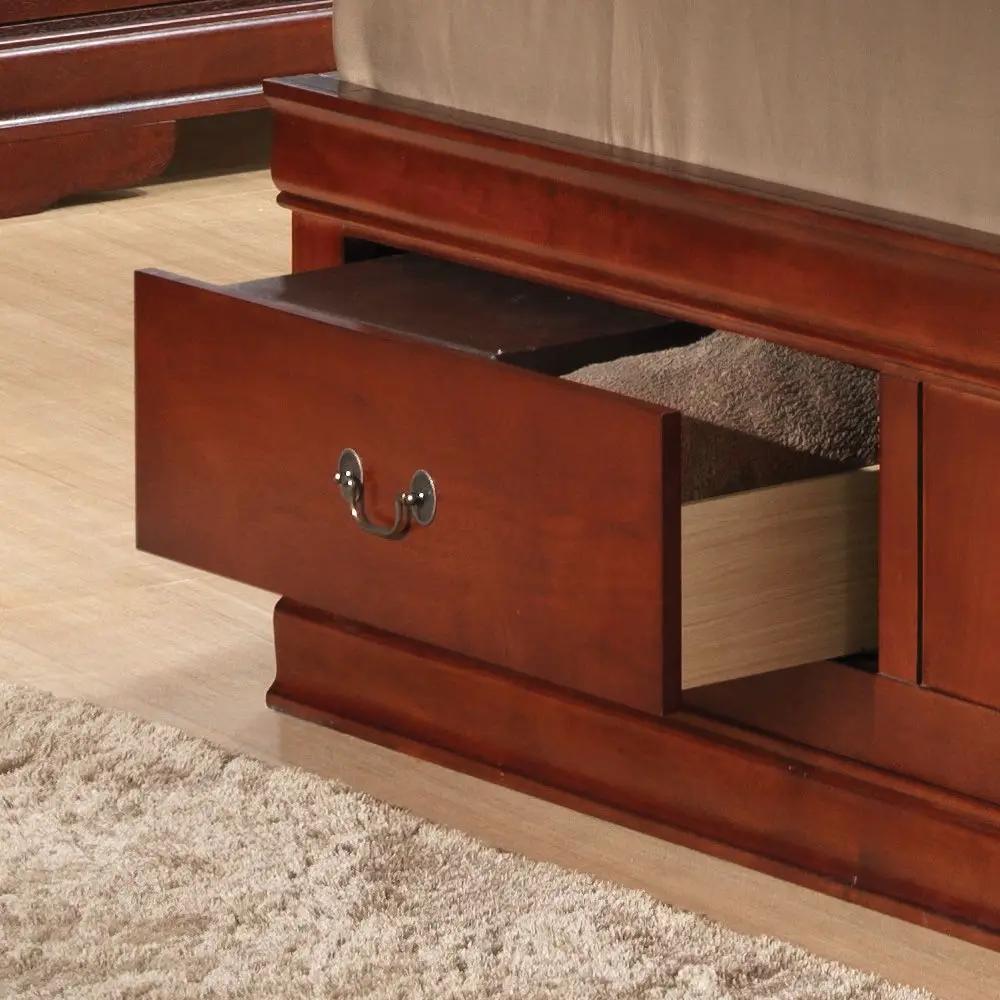 Traditional Style Bookcase Storage Bed by Unique Piece Furniture