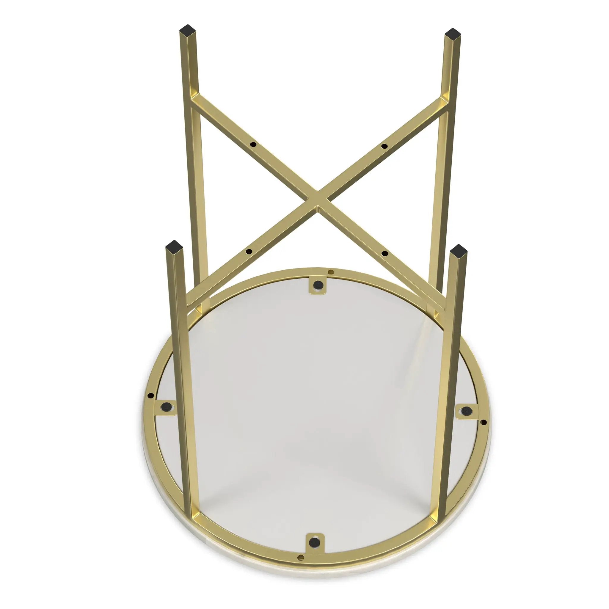 Tara - Side Table - Gold by Unique Piece Furniture