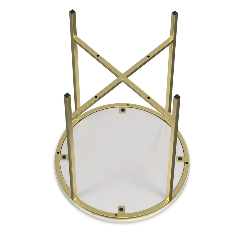 Tara - Side Table - Gold by Unique Piece Furniture