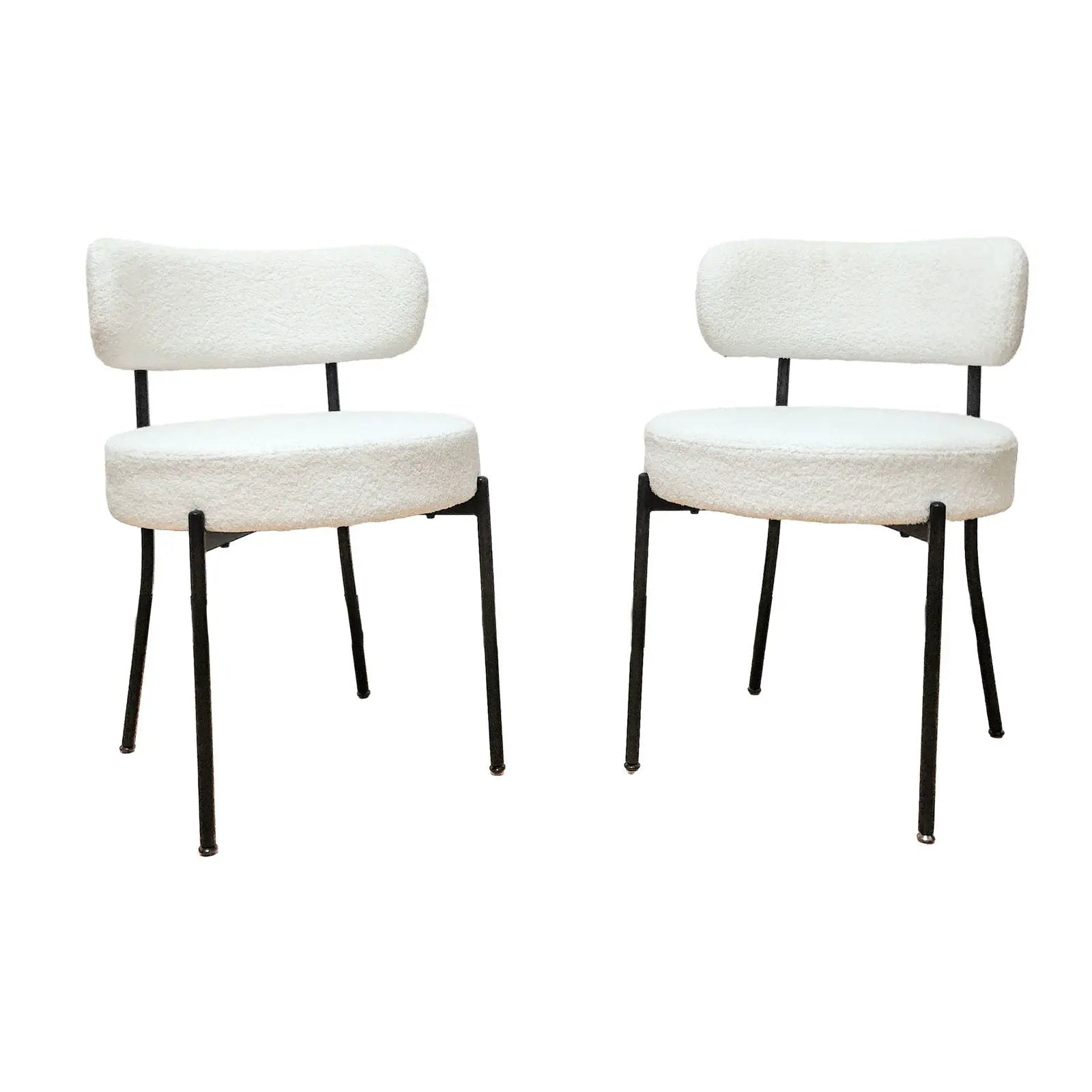 Extendable Dining Table Set With Curved Backrest Upholstered Chairs by HouseOfZazla