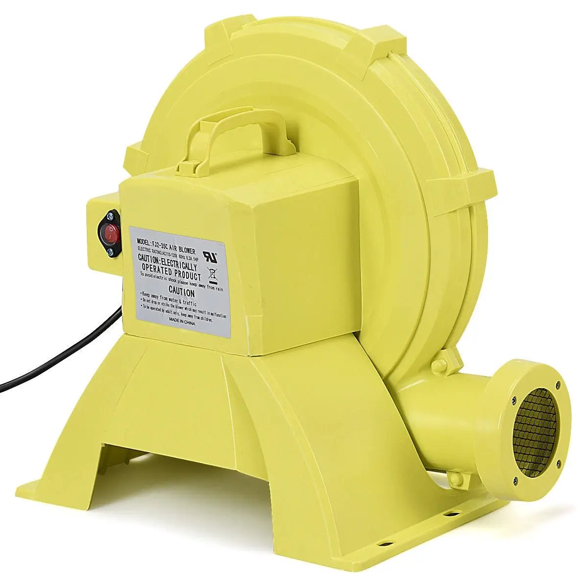 950 W 1.25 HP Air Blower Pump Fan for Inflatable Bounce House by DirectDeals