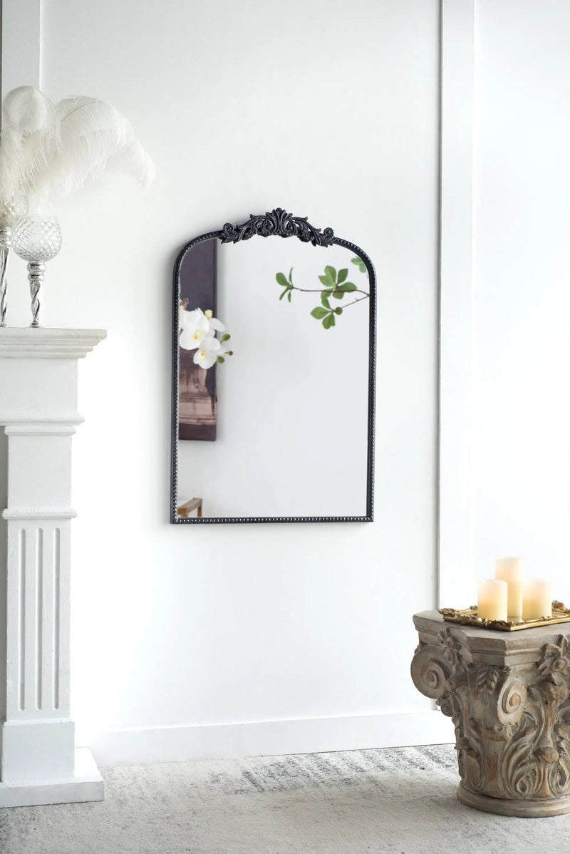 The Baroque Ébonisé™ Grand Wall Mirror by HouseOfZazla