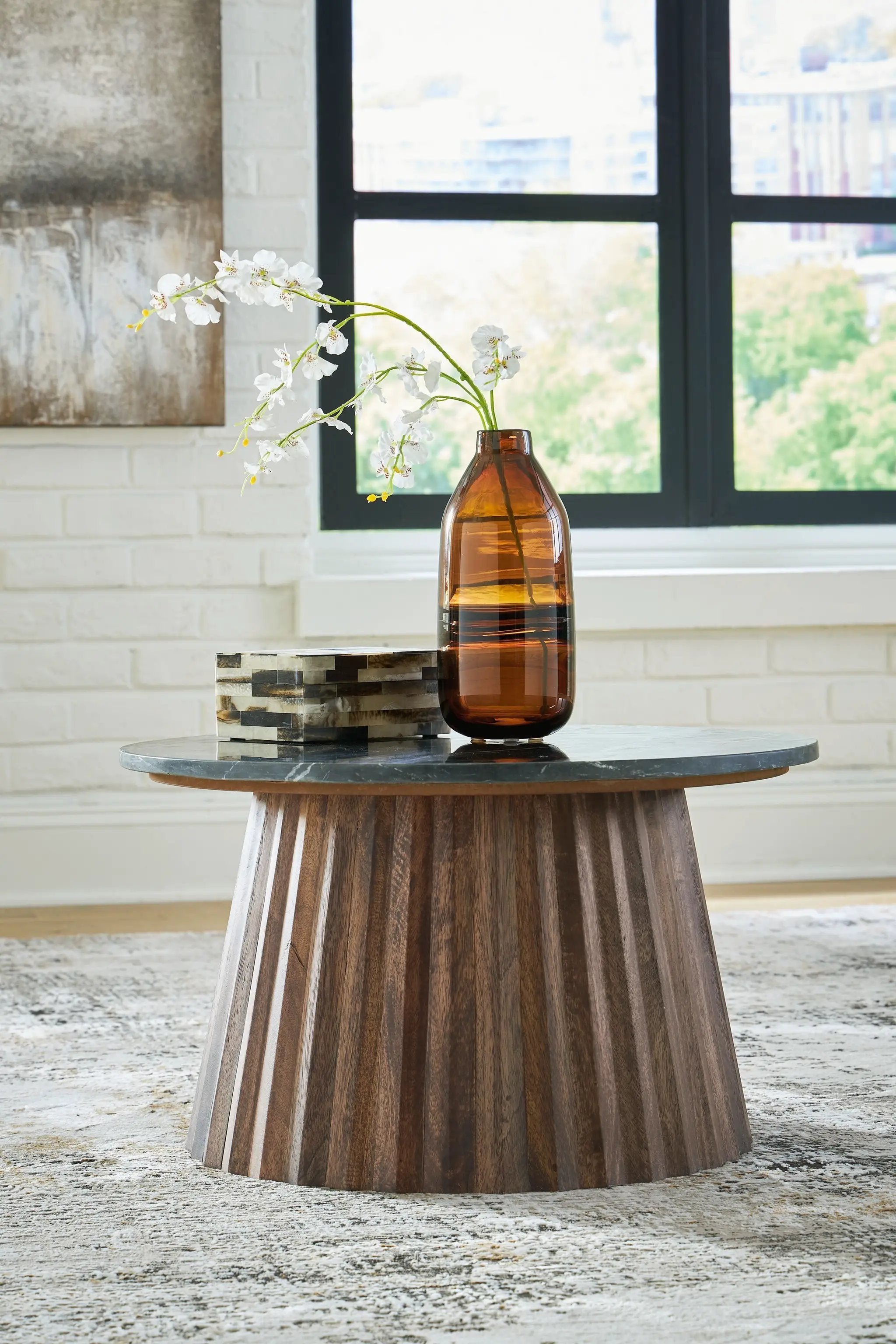 Ceilby - Accent Cocktail Table - Black / Brown by Unique Piece Furniture