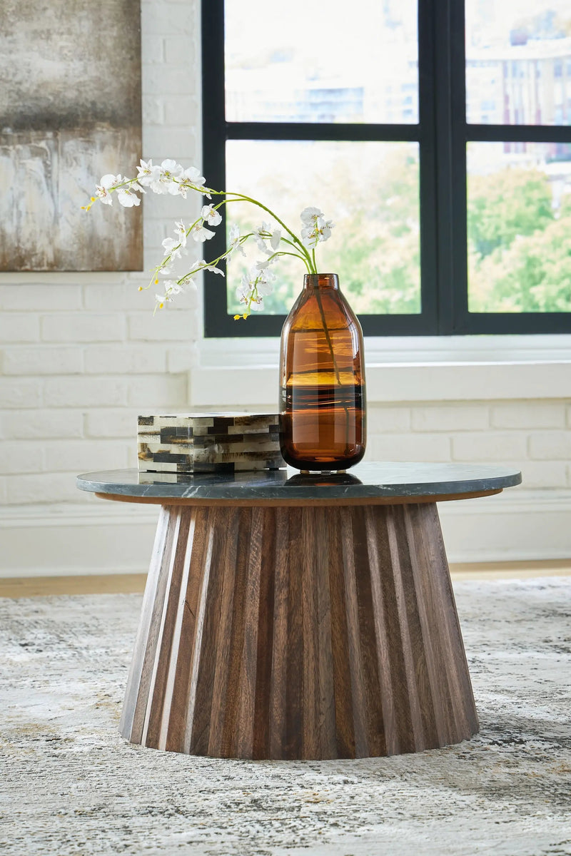 Ceilby - Accent Cocktail Table - Black / Brown by Unique Piece Furniture