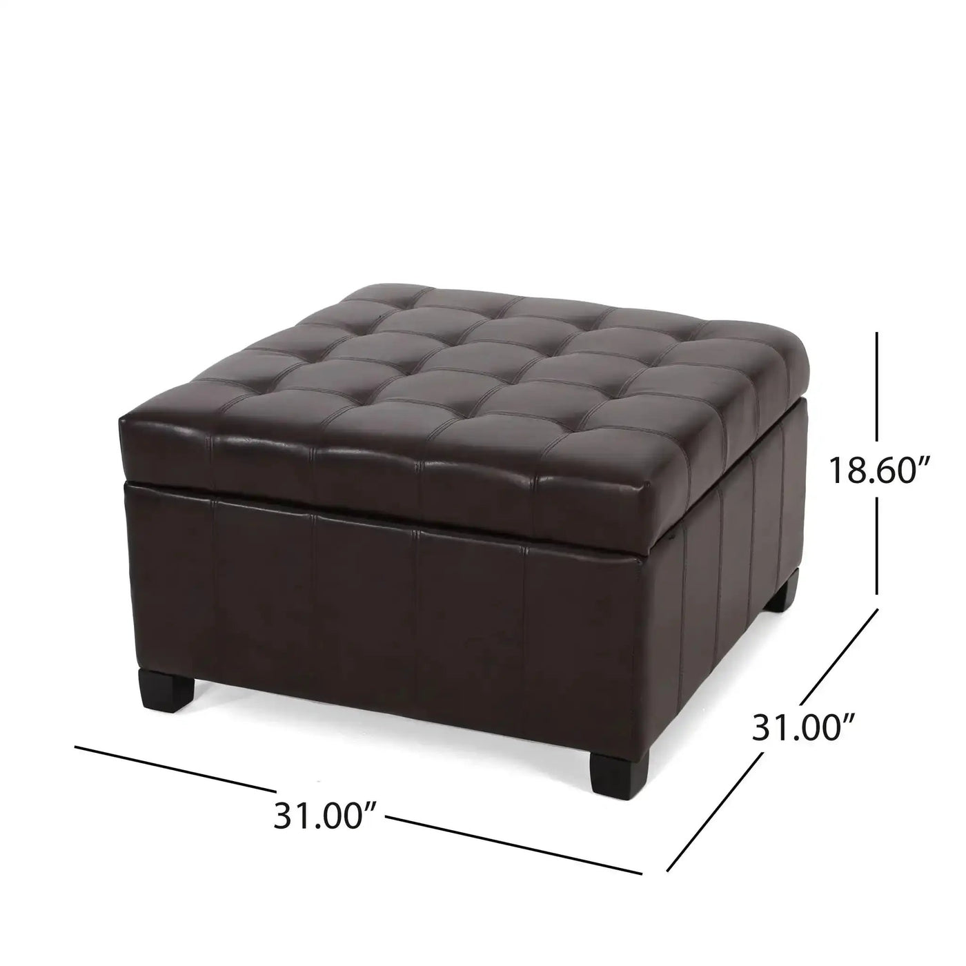 Isabella - Contemporary Ottoman With Storage by HouseOfZazla