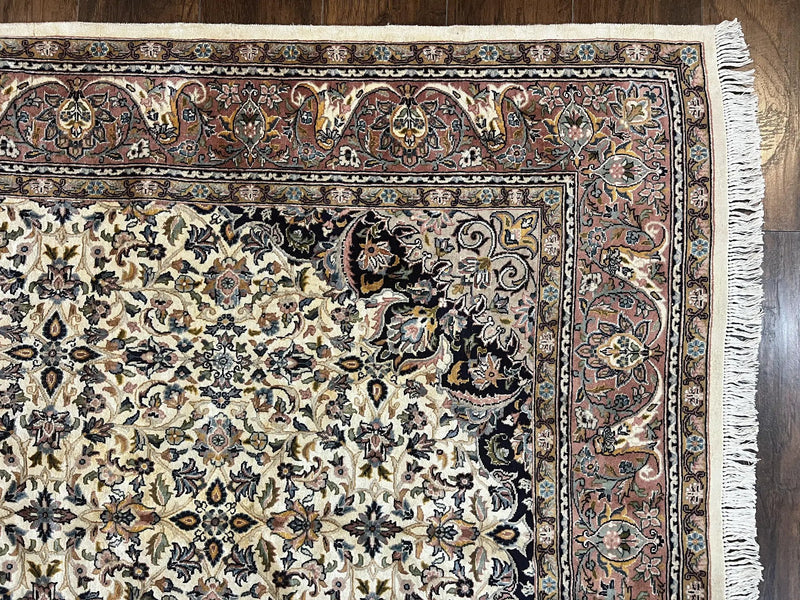 Pak Persian Rug 5x8, Handmade Wool Oriental Carpet, Vintage Rug, Floral Allover, Very Fine 320 KPSI by Jewel Rugs